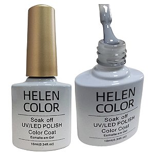 Esmalte Em Gel Azul Translúcido Helen Color 64 10ml