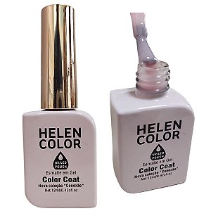Esmalte Em Gel Rosa Translúcido Helen Color Conexão 53 12ml