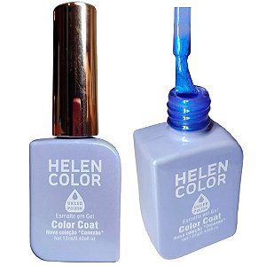 Esmalte Em Gel Azul Furtacor Brilhante Helen Color Conexão 31 12ml