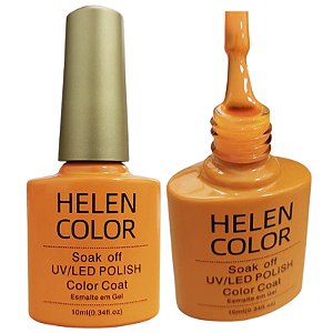 Esmalte Em Gel Laranja Neon Helen Color 172 10ml