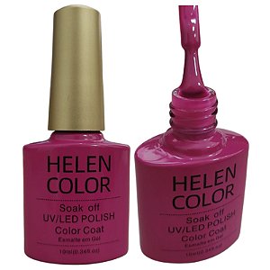 Esmalte Em Gel Pink Rosa Helen Color 160 10ml