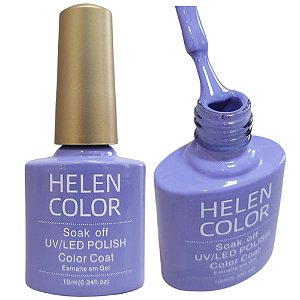 Esmalte Em Gel Lilás Claro Pastel Helen Color 200 10ml