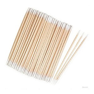 Palitos com Algodão ( com 100 unid )