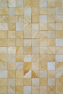 Arenito Amarelo Mesclado 10 x 10 cm (m²)