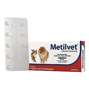 Anti-Inflamatório Metilvet 5mg 10 comprimidos