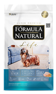 Fórmula Natural Super Premium Life Cão Sênior Portes Mini e Pequeno Sabor Frango e Cenoura 1kg