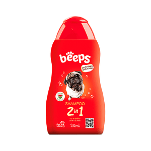 Shampoo Beeps 2 em 1 Pet Society 500 ml