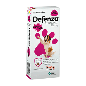 Defenza Antipulgas e Carrapatos para Cães de 40 a 56kg 1 comprimido