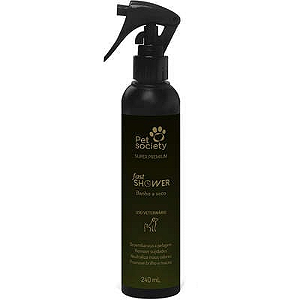 Banho a Seco Pet Society Fast Shower Super Premium 240ml