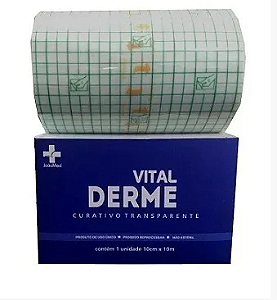 Curativo Filme Transparente Rolo 10cm x 10m - Vital Derme