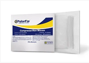 Compressa Cirúrgica Non Woven Estéril 7,5cm x 7,5cm C/ 10 Un. - PolarFix