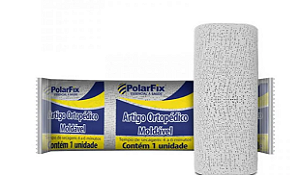 Atadura Gessada Branca 12cm x 3m Unidade - Polarfix
