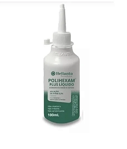 Solução Aquosa P/ Limpeza de Feridas com PHMB 0,2% 100ml Polihexam Plus - Helianto