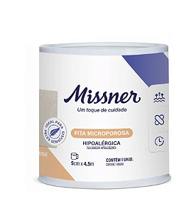 Fita Micropore 5cm x 4,5m Bege - Missner