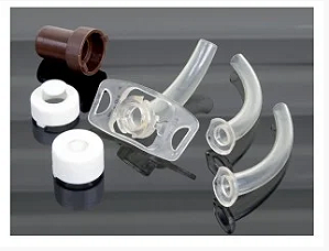 Cânula de Traqueostomia 5.0mm sem balão com Cânulas interna e Acessórios - BCI
