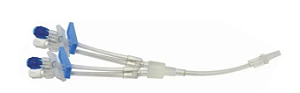 Infusor Multivias de Solucões Parenterais 4 Vias com Clamp - Vital Gold