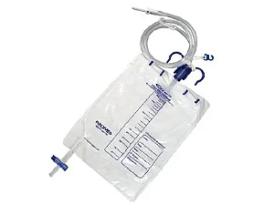 Bolsa Coletora de Urina 2000ml com Válvula Anti - Refluxo e Ponto de Coleta - Labor Import