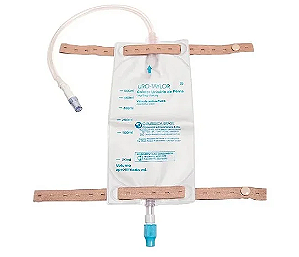 Bolsa coletora de Urina Uro - Taylor de Perna Sistema Fechado 500ml C/ extensão