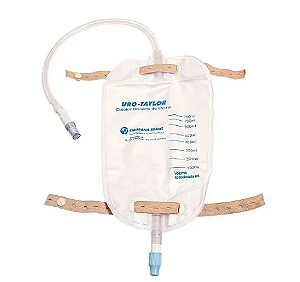 Bolsa coletora de Urina Uro - Taylor de Perna Sistema Fechado 500ml S/ extensão