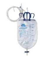Bolsa P/ Drenagem de Urina Sistema Fechado C/ Dispositivo de Coleta 2000mL - Wiltex