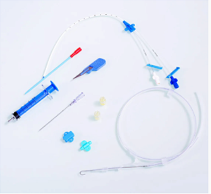 Kit Cateter Venoso Central Duplo Lúmen 12fr x 200mm - Biomed
