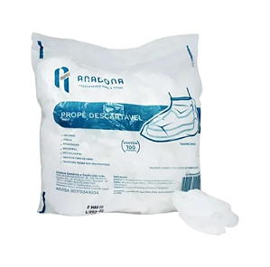 Propé Sapatilha Descartável C/100 Unidades Soft 20gr - Anadona