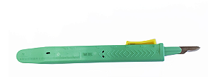 Bisturi Descartável Nº 10 com Dispositivo de Segurança / Unidade - Wiltex