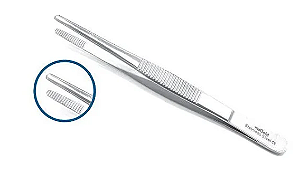 Pinça Anatômica Dissecção 30cm em Aço Inoxidável - Vital Gold