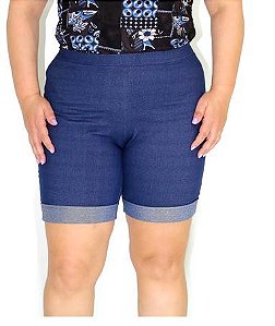 Bermuda em Malha Jeans