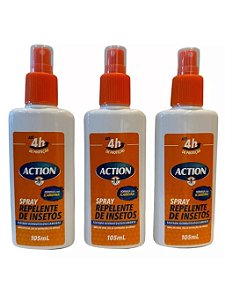 Kit 3 Repelente Insetos Proteção Mosquito Dengue - Icaridina