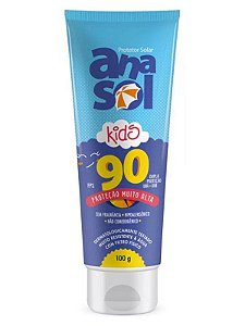 Protetor Solar Infantil Anasol Kids Fps90 Corpo/rosto 100ml