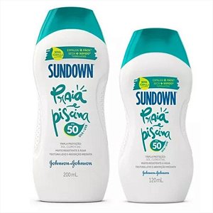 Protetor Solar Sundown Fps50 200ml + 120ml - Kit