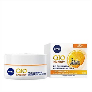 Creme Facial Antissinais Q10 Energy Dia Fps15 50g Nivea