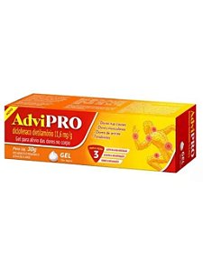 Advipro 11,6mg Gel Alívio Dor Muscular Anti-inflamatório 30g