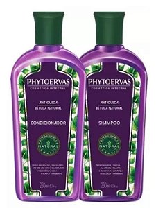 Kit Shampoo+Condicionador Antiqueda Phytoervas 250ml