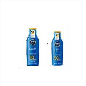 Kit Protetor Solar Nivea Protect Fps 50 200ml + Fps 50 100ml