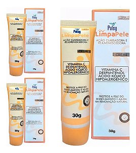 Limpa Pele Ação Clareadora E Rejuvenescedora 30g - Kit Com 3