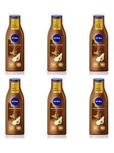 Loção Nivea Beleza Radiante Pele Negra 200ml Kit Com 6 Un