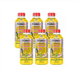 Sorox Abacaxi C/ Hortelã Pack C/6u 550ml Bebida Hidratante