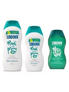 Kit Sundown Solar Protetor Solar Fps50 320ml + Gel Pós Sol