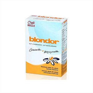 Wella Blondor Camomila Kit - Clareador Pó Descolorante kit