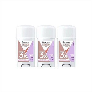 Rexona Clinical creme Extra Dry 58g kit c/3