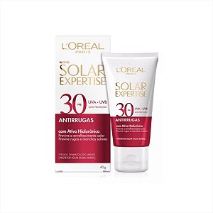 Protetor solar facial L'Oréal Paris antirrugas FPS30 40g