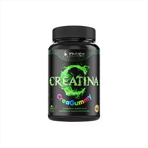 Creatina em Goma Creagummy 3000mg Sem Glúten c/60 Uva Verde