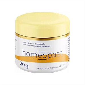 Creme Hidratante Homeopast 30g - Pés Mãos Pele Ressecados