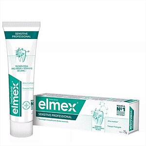 Pasta De Dentes Elmex Sensitive Professional  Em Creme 75 G