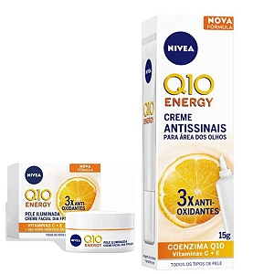 Creme Nivea Energy Olhos E Rosto Fps30 Kit Antissinais