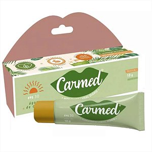 Hidratante Protetor Labial Carmed Água De Coco Fps30 10g