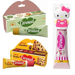 Kit Carmed Agua De Coco Hello Kitty Chocotone Lançamentos