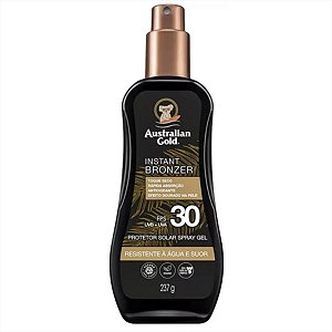 Protetor Solar Vegano  Spray Gel FPS30 Australian Gold 237g